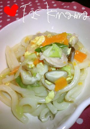 ☆お野菜たっぷりやさしいおうどん☆-レシピのメイン写真