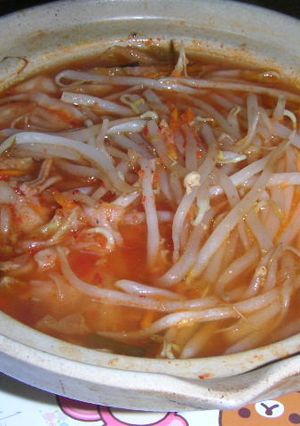 おひとりさま豆腐チゲ-レシピのメイン写真