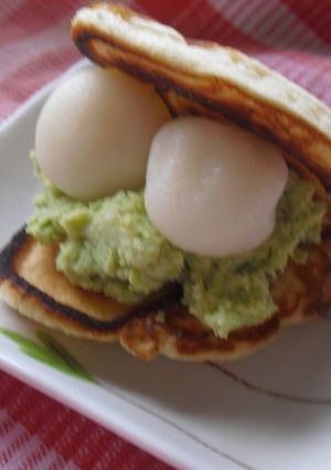 ヘルシー♪ずんだ白玉どら焼き-レシピのメイン写真