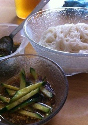素麺つゆにプラスたれ-レシピのメイン写真