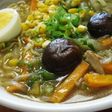 しいたけあんかけラーメン
