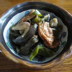 รูปของ 我が家定番の味＊ なす炒り（油麩入り）