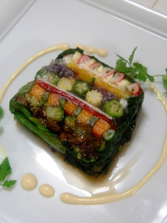 ✿夏野菜の寒天よせ~テリーヌ仕立て✿-レシピのメイン写真