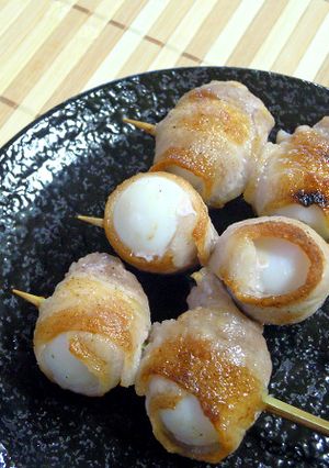 おつまみに♪うずら卵の豚バラ巻き串♪-レシピのメイン写真