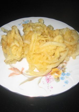 珍味さきいかと玉ねぎのかき揚天-レシピのメイン写真