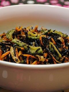 たっぷり ゴーヤの ひじき煮 ☆-レシピのメイン写真