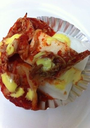 お弁当に♪はんぺんのキムマヨトースト-レシピのメイン写真