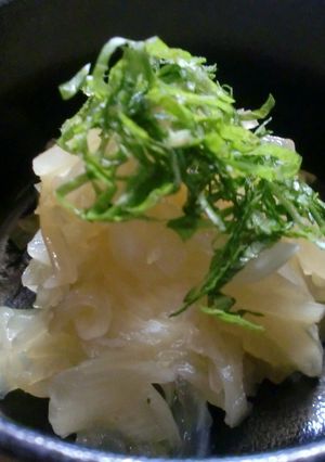 レンジで簡単!玉葱の生姜和え-レシピのメイン写真