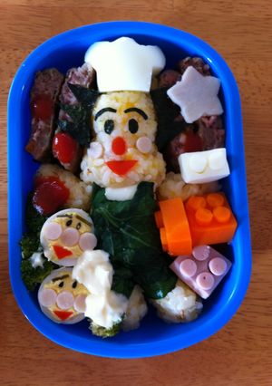 バタコさん弁当（アンパンマン）-レシピのメイン写真