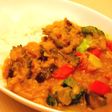 ゴーヤと夏野菜のカレー