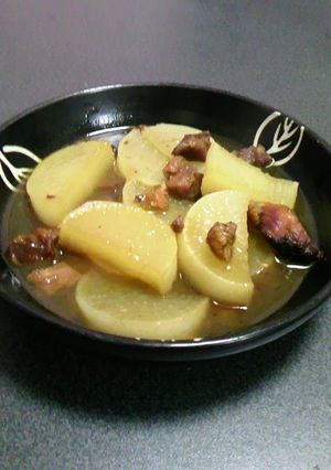 やきとり缶で大根の煮物♪-レシピのメイン写真