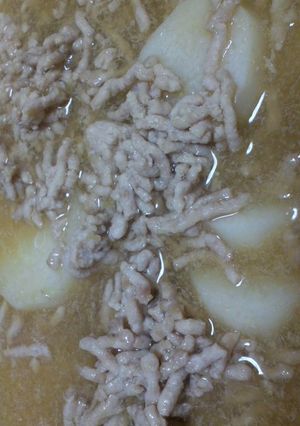 鶏挽き肉と長芋のシャクシャク煮-レシピのメイン写真