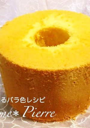 ふんわりふわふわ*シフォンケーキ-レシピのメイン写真