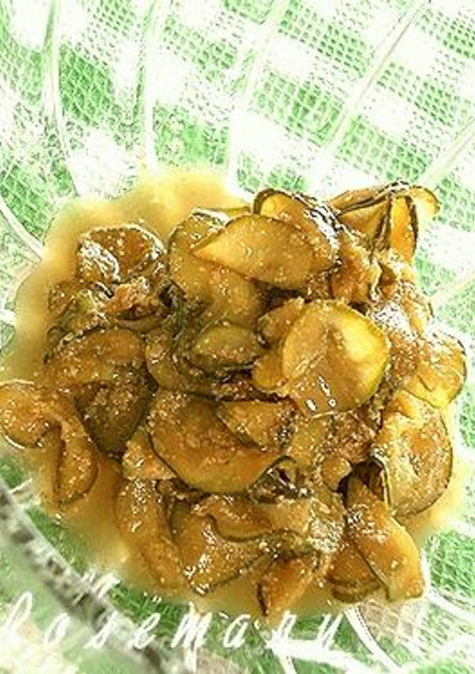 胡瓜の煮びたし　た～っぷり♪すり胡麻だれ-レシピのメイン写真