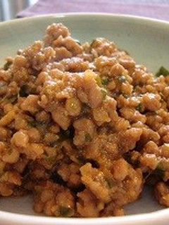 ジューシー肉味噌-レシピのメイン写真