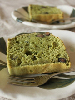 ヘルシー☆抹茶と黒豆のお豆腐ケーキ-レシピのメイン写真