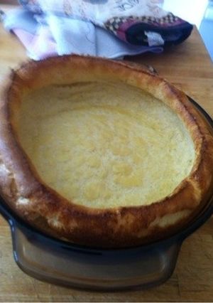 アメリカの朝食☆マジックパンケーキパフ-レシピのメイン写真