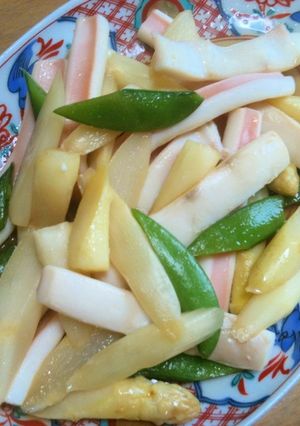 イカとアスパラの塩炒め-レシピのメイン写真
