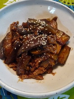 ナスの豚味噌-レシピのメイン写真