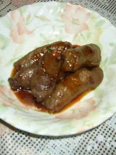にんじんとインゲンの牛肉巻き焼き-レシピのメイン写真