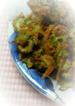 ゴーヤのかき揚げ-レシピのメイン写真