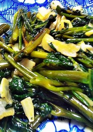 ベトナム風☆空芯菜（クウシンサイ）炒め-レシピのメイン写真