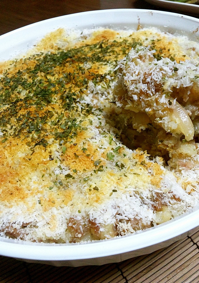 ポテトと挽肉の和風オーブン焼き-レシピのメイン写真