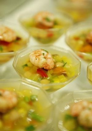 かわりだねおつまみ１　夏野菜のゼリー-レシピのメイン写真
