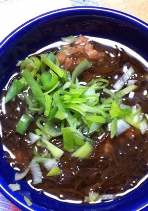 ツルネバ納豆-レシピのメイン写真