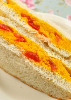 ✿かぼちゃとトマトのサンドイッチ✿-レシピのメイン写真