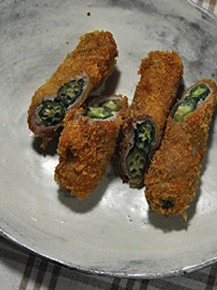 オクラ肉巻きパン粉揚げ-レシピのメイン写真