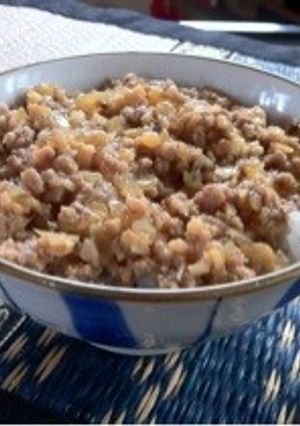 ■残り物野菜と豚肉のそぼろ■-レシピのメイン写真