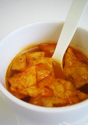 1分de料理♪トルティーヤスープ-レシピのメイン写真