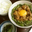 焼き肉のタレで照り玉丼&卵白の中華スープ