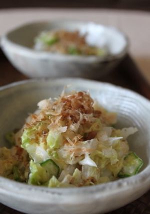 白菜とオクラのシャキシャキサラダ-レシピのメイン写真