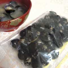 รูปของ ☆しじみの冷凍保存法☆