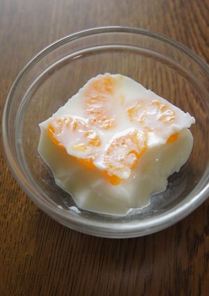 みかん缶と牛乳の簡単ゼリー-レシピのメイン写真