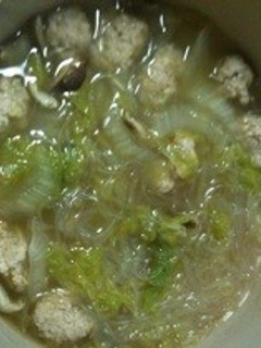 あったまる♥白菜の肉団子スープ-レシピのメイン写真