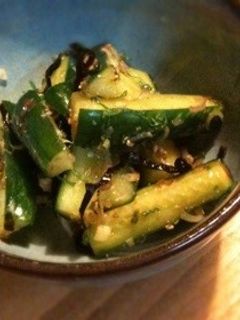 胡瓜と茗荷の塩昆布和え-レシピのメイン写真