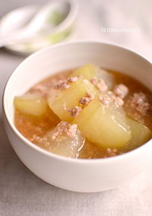 冬瓜と豚ひき肉のあんかけ煮-レシピのメイン写真