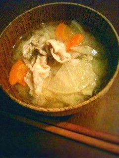ふつうの豚汁-レシピのメイン写真