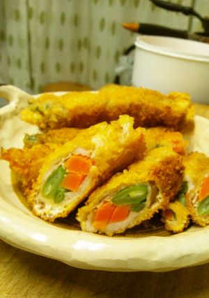 野菜の肉巻き☆フライでボリュームアップ-レシピのメイン写真