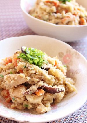 母の具だくさん♪おからの煮物　-レシピのメイン写真