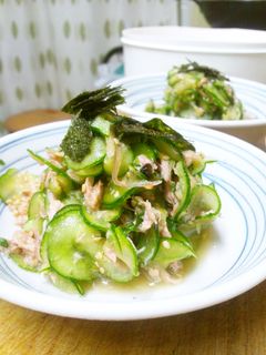 シーチキンでまろやか♪夏野菜の酢の物-レシピのメイン写真