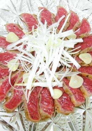 牛たたき-レシピのメイン写真