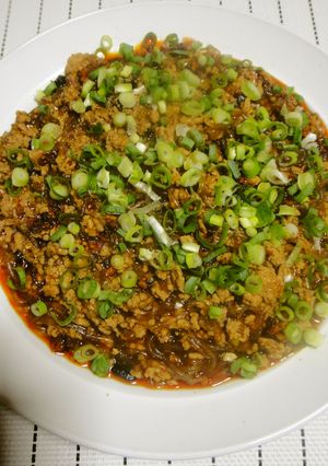 暑い夏！シェフ直伝男のクセになる麻婆春雨-レシピのメイン写真