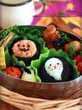 ハロウィン キャラ弁☆おばけ＆ジャック♪