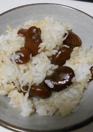 しょうゆ豆とじゃこのまぜご飯-レシピのメイン写真