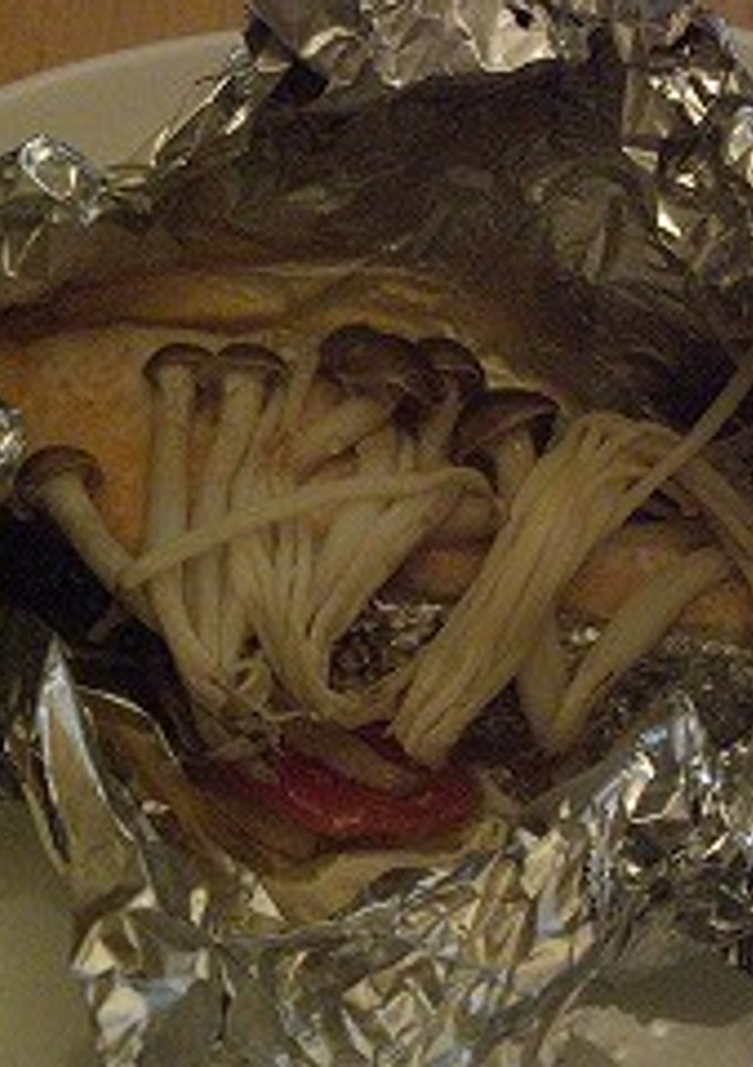 塩鮭ときのこのホイル焼き-レシピのメイン写真