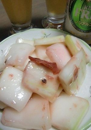 ゆうがおの梅肉あえ-レシピのメイン写真